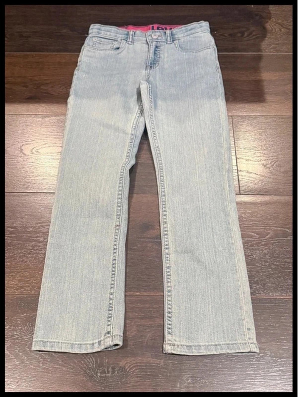 Levi’s 511 Slim Kids Jeans Size 7 Regular Light Wash Denim 155